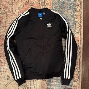 Adidas Black Track Jacket & Pants set